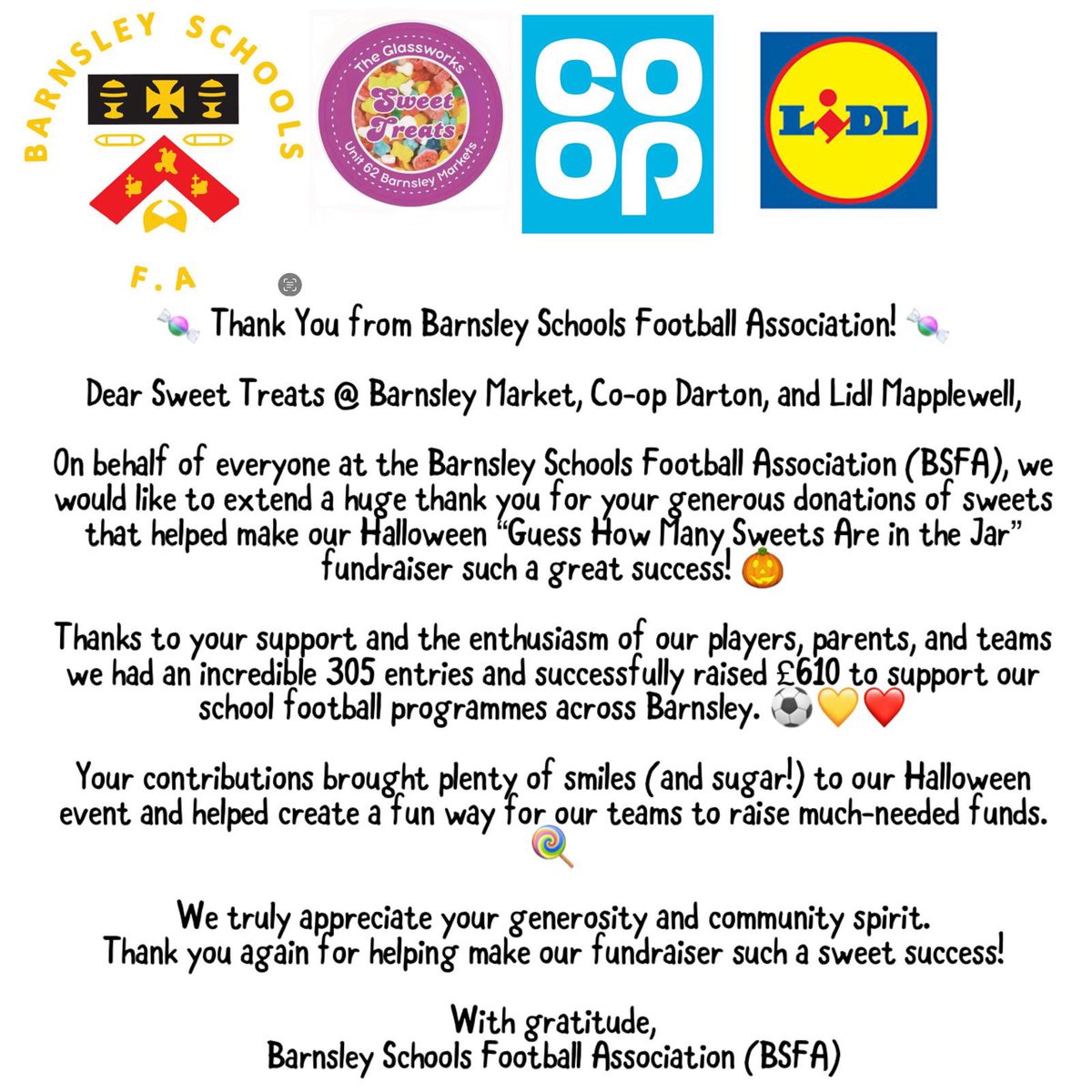 Barnsley & District Schools FA tweet media