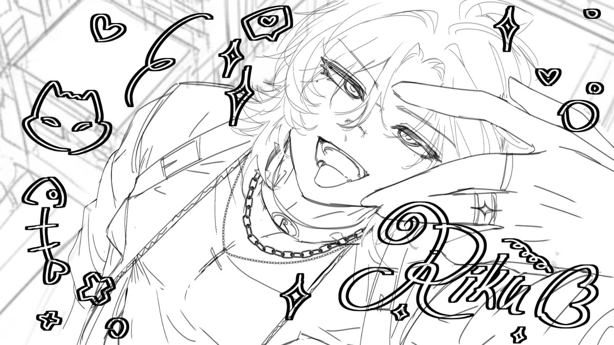 Riku_Hayash1's tweet photo. bammm my OC sketch is donee yesss hehe ✨
so hyped rn looking at it >u<
umm can i see ur OC too if thats okay? :3
i kinda wanna peek a lil T-T

#moots #armoots #smallartist https://t.co/Mi1EkAqfGp