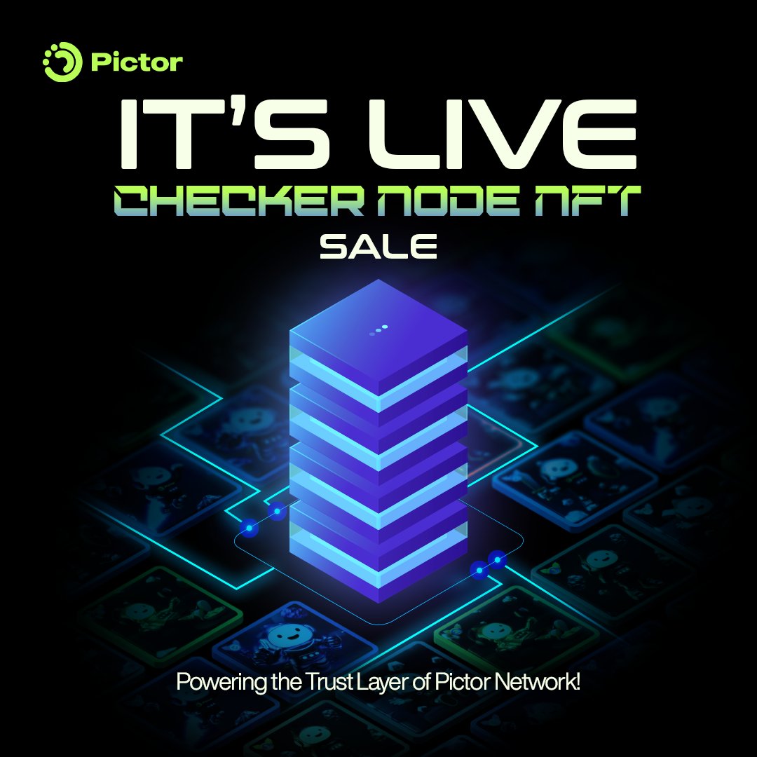 pictor_network's tweet image. 🚨 IT’S LIVE: Checker Node NFT Sale — Powering the Trust Layer of Pictor Network! 💠

Unlock the future of decentralized compute with Checker Node NFTs — your gateway to verified GPU rendering and real Web3 rewards.

Stake your Checker Node NFTs to:
🔹 Fortify Pictor Network’s…
