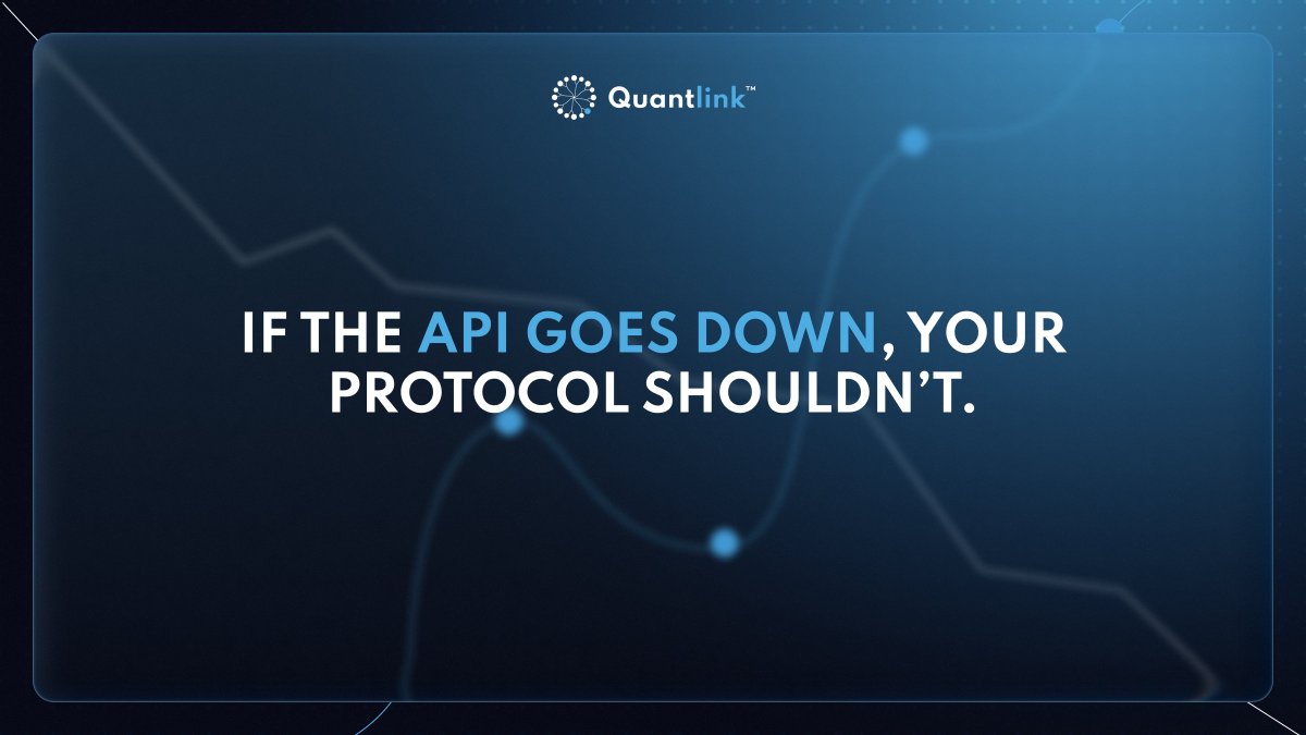 QuantLink_AI's tweet image. DeFi runs on data, streams flowing quietly from servers most people never think about.

But what happens when one of those streams dries up?
When a single endpoint hiccups, and suddenly millions in value hang in limbo?

For years, the system trusted too few sources, too deeply. A…