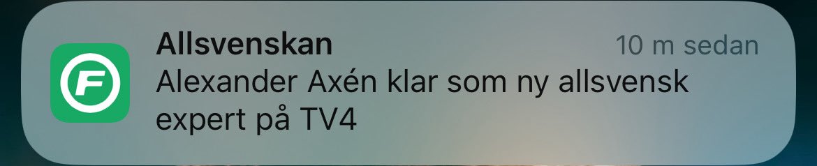 Ännu ett år med Axéns briljanta synpunkter, vad skönt.