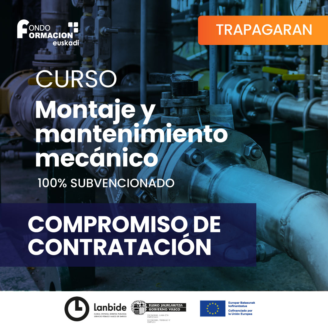 💥 ¡𝗙𝗼𝗿𝗺𝗮𝗰𝗶𝗼́𝗻 𝗰𝗼𝗻 𝗰𝗼𝗻𝘁𝗿𝗮𝘁𝗮𝗰𝗶𝗼́𝗻! 💥
100% subvencionado Accede al empleo en el sector industrial

Inscríbete: ffeuskadi.net/curso/iniciaci…

#FormaciónGratuita #Empleo #Lanbide #Bizkaia #SectorMetal #OportunidadLaboral #FormaciónConFuturo