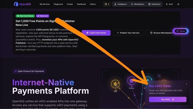 open_402's tweet image. ✅ $o402 Token is now live and visible on our website!