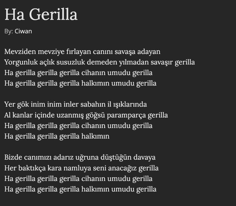 Lisede sadece halay çekti diye tutuklandığını iddia ettikleri terör muhiblerinin söylediği terör örgütü marşı.

Andımızın yasaklandığı okullarda kimler fink atıyor.