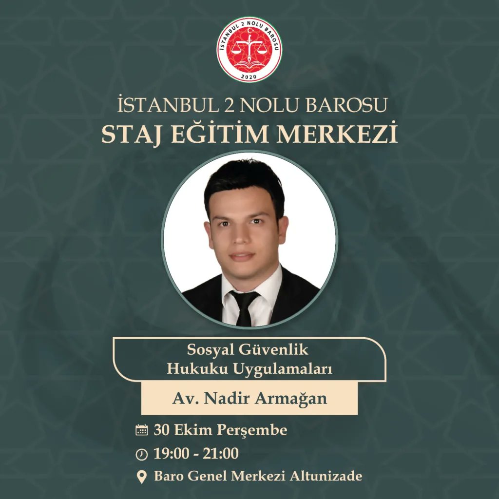 turkiye_hukuk's tweet photo. 📢 30 Ekim 🕝 19.00
✅ Düzenleyen: @2NoluBaro 
💬 @ndrarmgn
▶️ YouTube'dayız: https://t.co/DzxcVr2RrJ
🗓️ Yaklaşan hukuk etkinlikleri: https://t.co/fIMXYARwyP https://t.co/9vq3LZWKeX