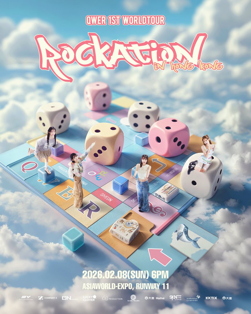 QWER 1ST WORLD TOUR <ROCKATION> in HONG KONG> 홍콩 바위게들 주목