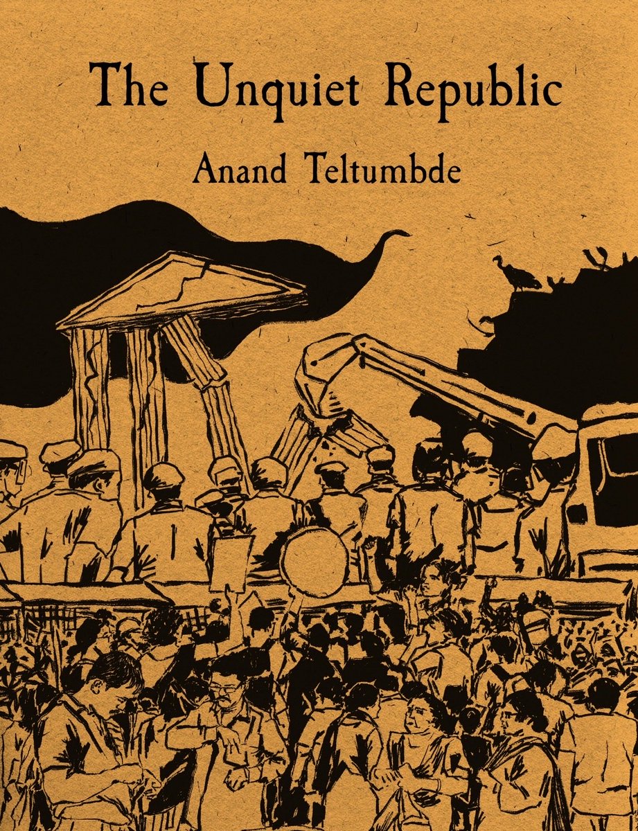 Illustration for <a href="/AnandTeltumbde/">Anand Teltumbde</a> ‘s column ‘The Unquiet Republic’<a href="/thewire_in/">The Wire</a> 
thewire.in/author/anand-t…
