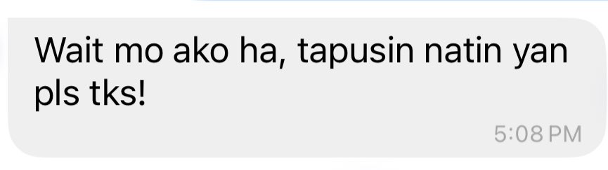 yung napatay po na pc mo tas biglang nag message boss mo HAHAHHAHAHA 😭