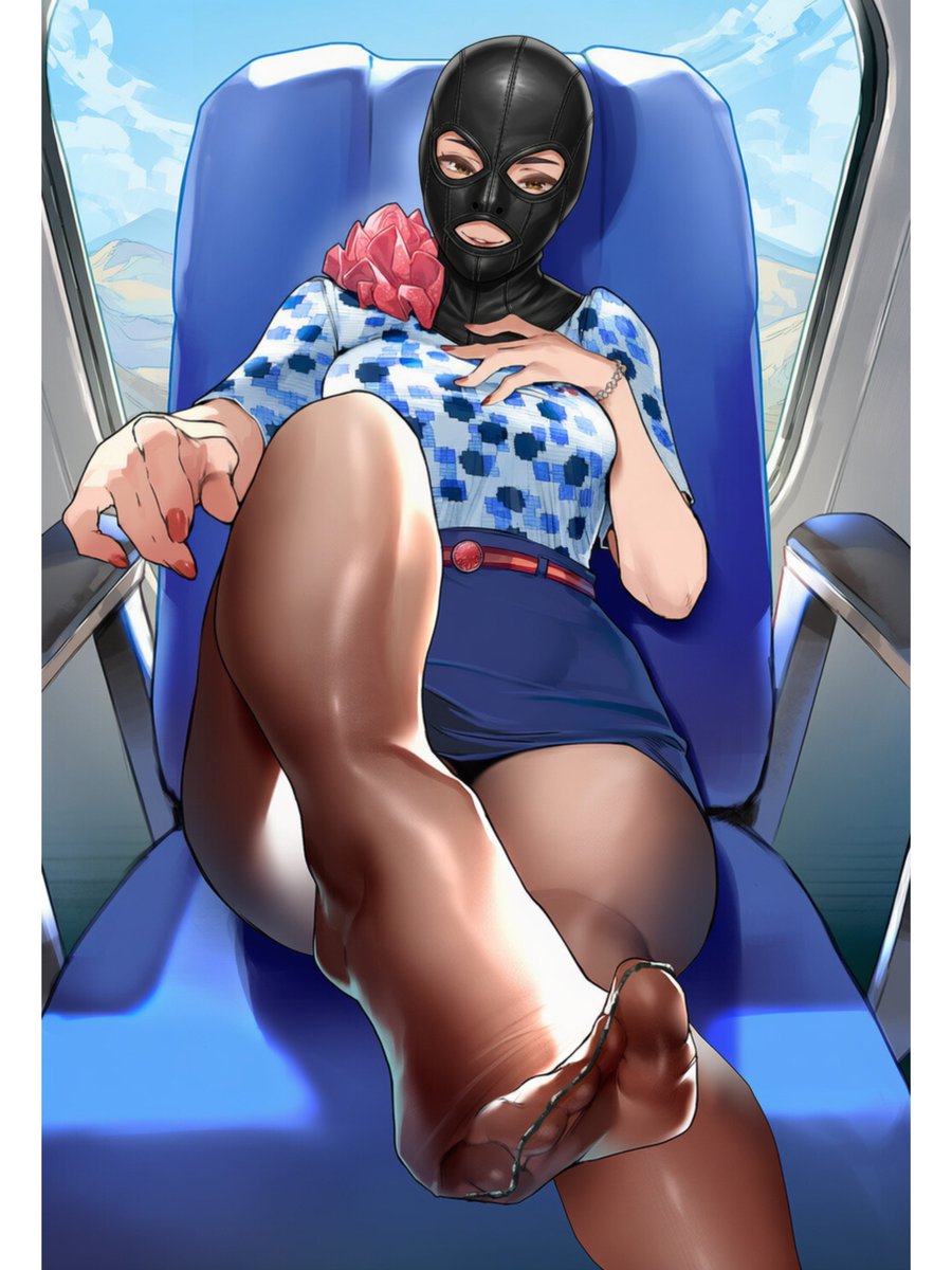 Sky-high secrets and leather-clad wanderlust. Cruising at 30,000 feet with nothing but clouds, a rogue rose, and a mask that says "ask me no questions." Where's your next forbidden flight taking you?
#catwhips #stewardess #pantyhose #uniform #头套

📷 红豆炸糕
✂️ BDSM Design: