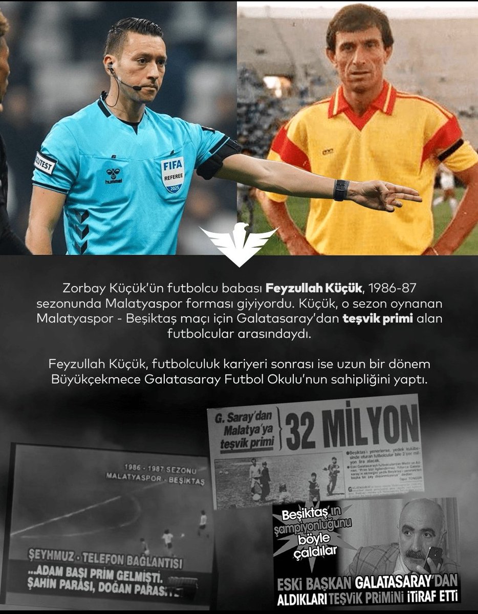 Biz temiziz diyen, 2021 şampiyonu biziz mağdur olduk diye karı gibi ağlayan malum camianın içindeki yapı bu işte. Bunları görmezden gelirler 3 maymunu oynarlar, olmayan şereflerini bile satarlar ama yine kabul etmezler.