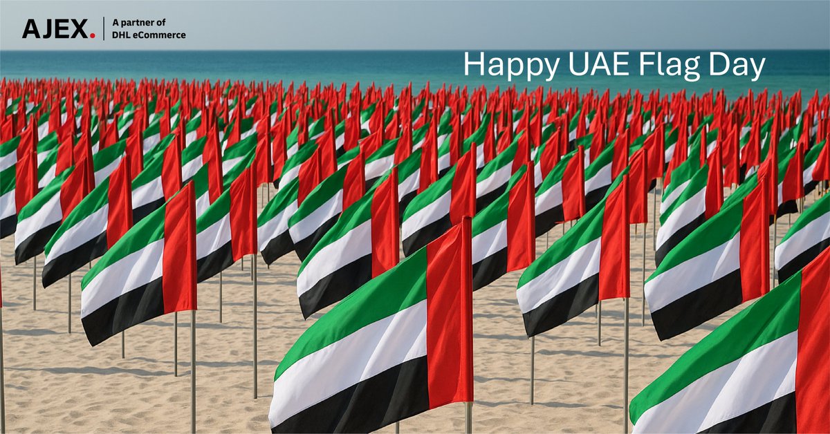 كل عامٍ والإمارات بخير بمناسبة يوم العلم الإماراتي 🇦🇪
احتفالًا بإنجازات هذا الوطن العظيم ومسيرته الملهمة نحو المستقبل.

#نحن_ايجكس #يوم_علم_الإمارات #الإمارات_العربية_المتحدة