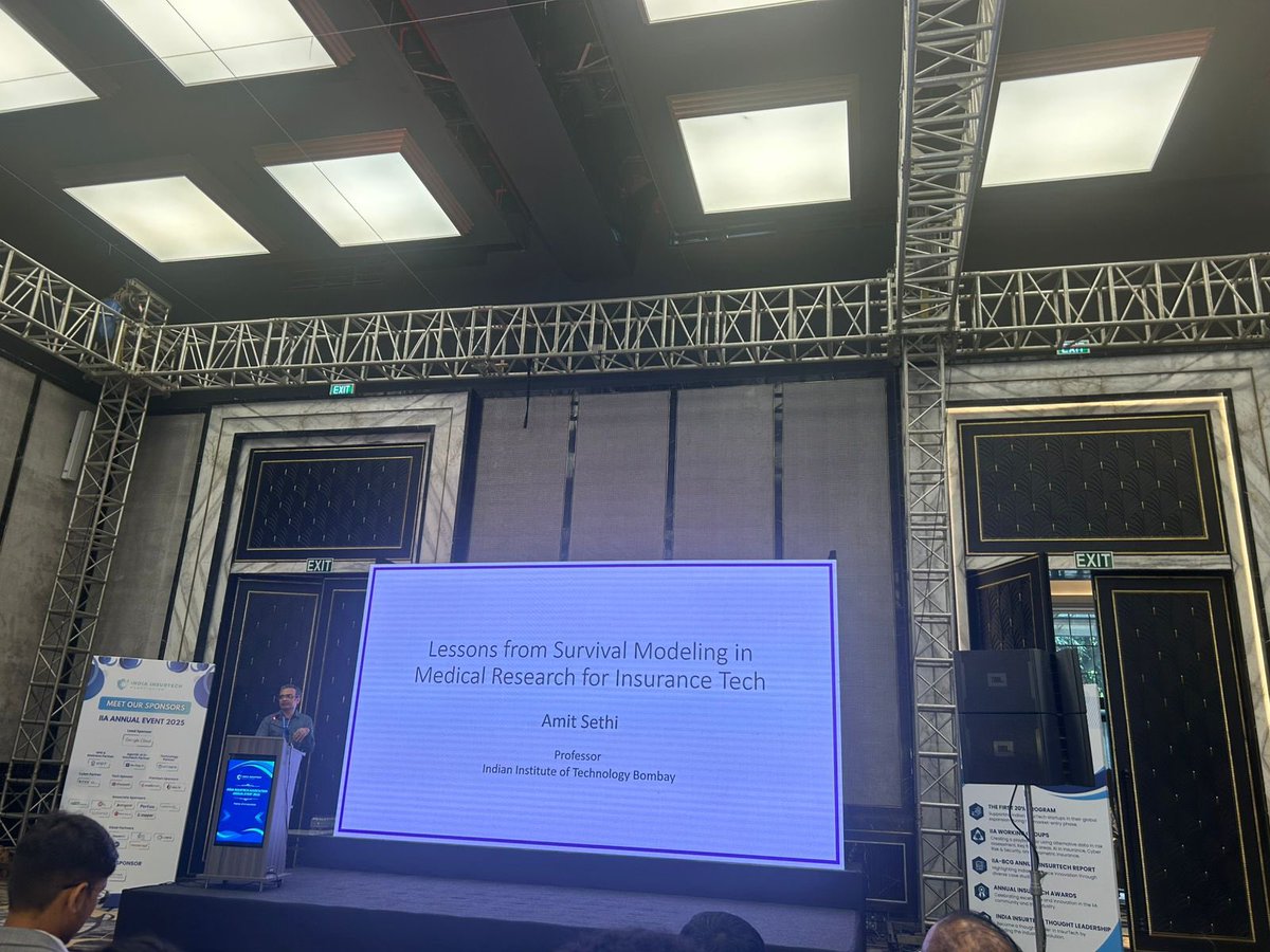 <a href="/BathwalMayank/">Mayank Bathwal</a> <a href="/SidExpress/">Siddharth Choudhary</a> <a href="/preraksethi/">Prerak Sethi</a> <a href="/ONDC_Official/">ONDC India</a> Technical presentation by
Dr. Amit Sethi, Professor, Indian Institute of Technology
Bombay on Survival Modelling for Mortality Risk: Use of Basic to Advanced Models