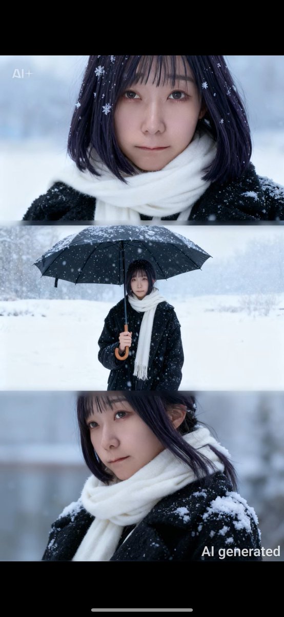cocoView_mizuki's tweet image. 今流行りのやつー！
雪綺麗だね