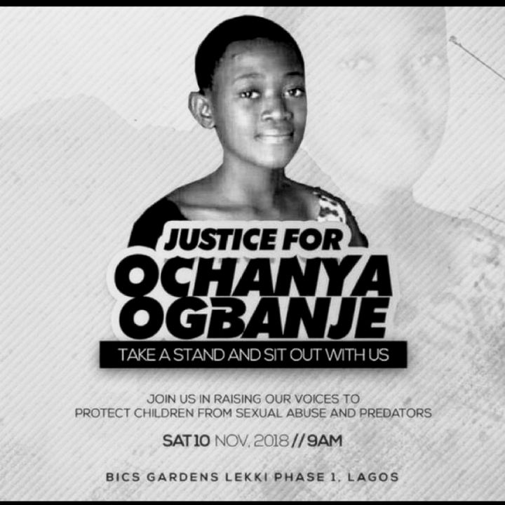 DeedeeEzechie's tweet photo. Violated..
Killed..
Justice silent 
#justiceforochanya https://t.co/F39jWnmppi