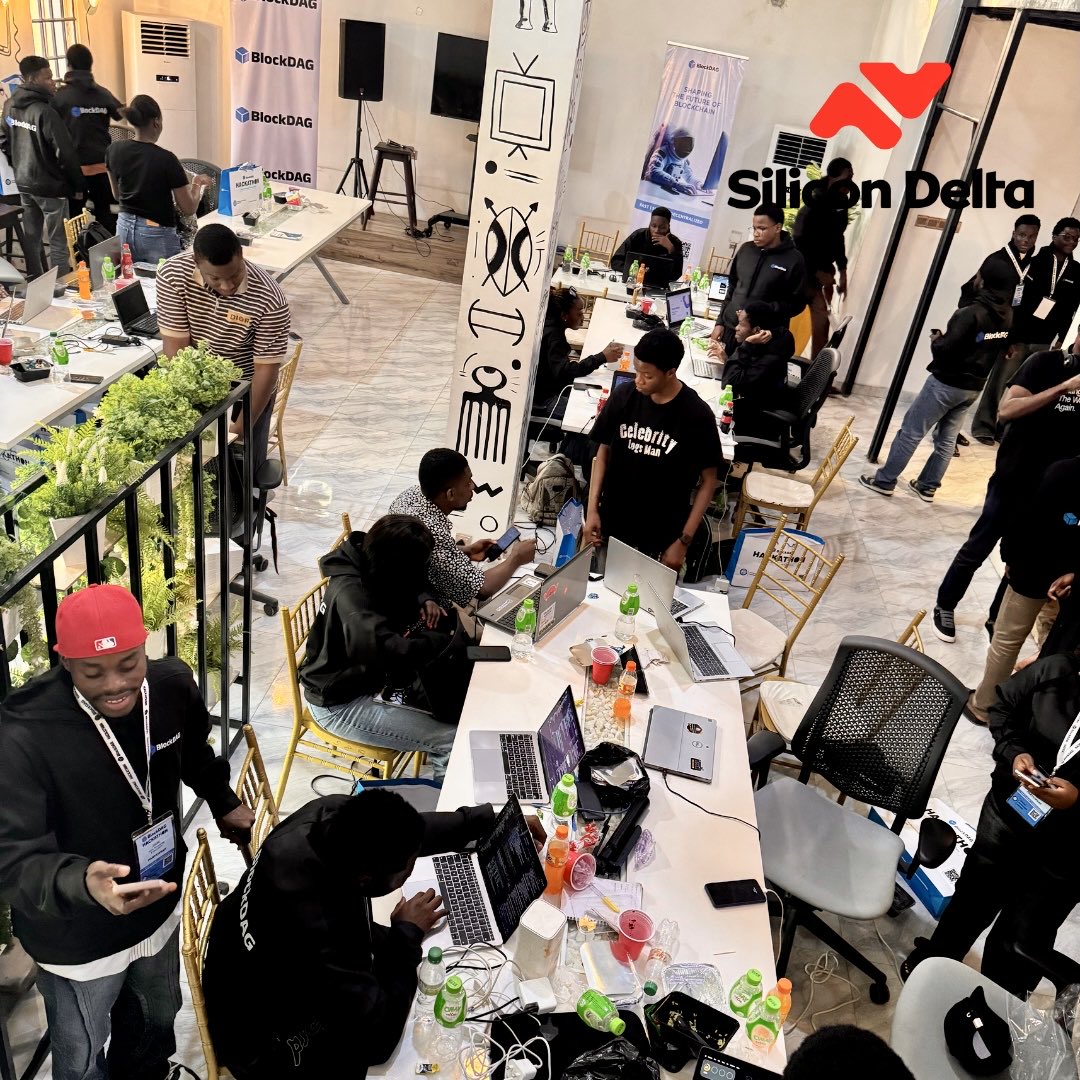 SilicondeltaNG's tweet photo. The BlockDAG Hackathon brought serious tech energy to our space. Nothing beats seeing brilliant minds come together to build, collaborate, and innovate.
We love hosting moments like this at Silicon Delta, where ideas turn into impact.
#BlockDAG #Hackathon #SiliconDelta https://t.co/1aEAFZXcX1