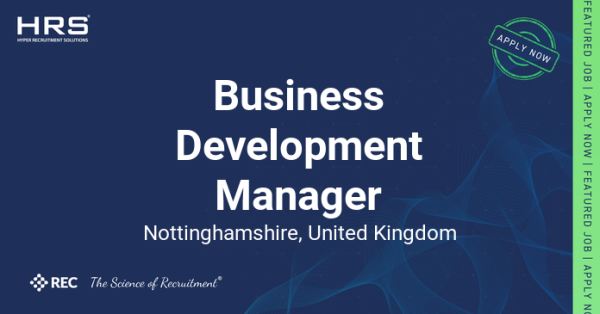 Hyperec_HRS's tweet image. New opportunity! Business Development Manager - #Nottinghamshire #UnitedKingdom. paiger.link/1589664211