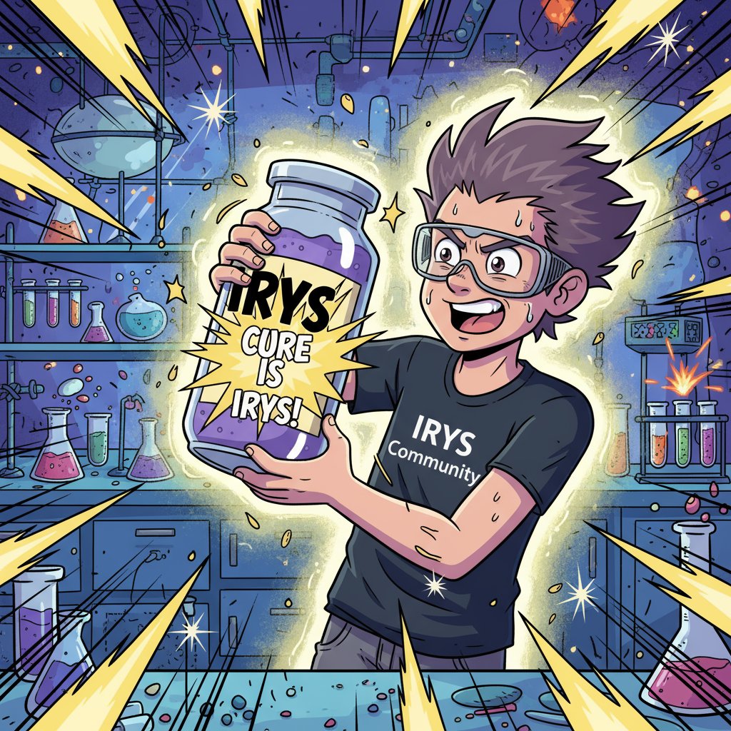 Got the IRYS fever 
Only cure?
More IRYS.

IRYS to the moon 🚀#IRYS
<a href="/irys_xyz/">Irys (✧ᴗ✧)</a>