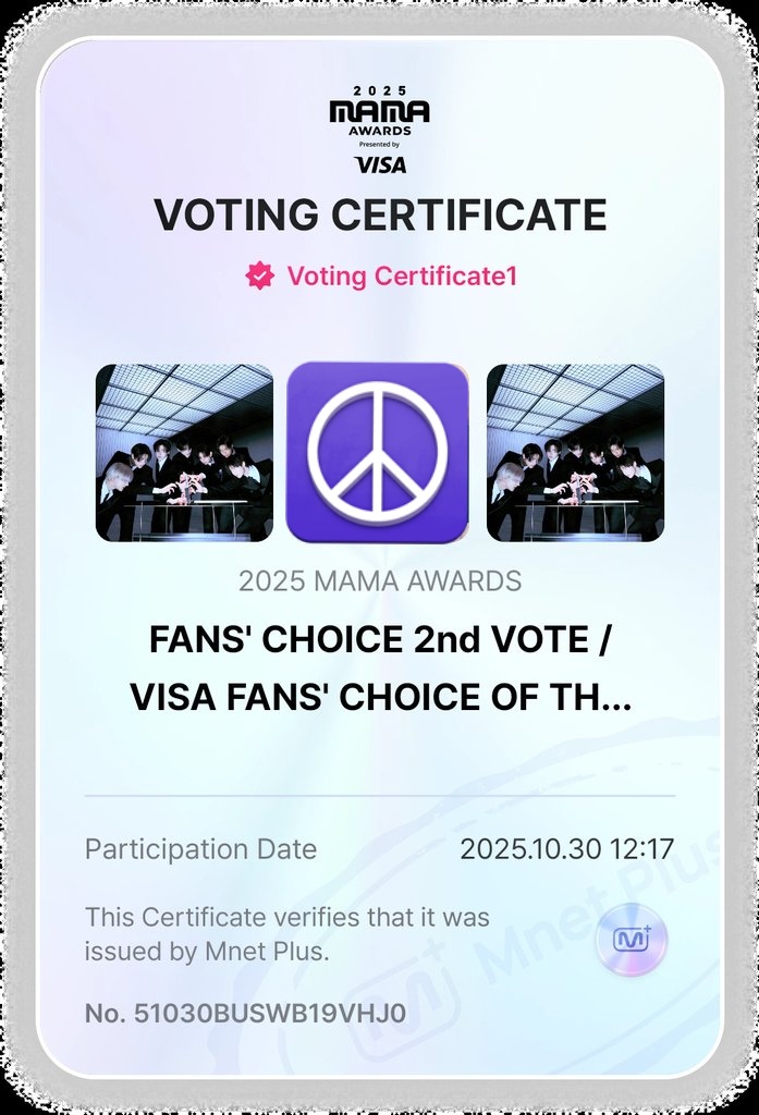I vote for #ENHYPEN on #2025MAMAVOTE

1 rt / 1 post = 1 vote