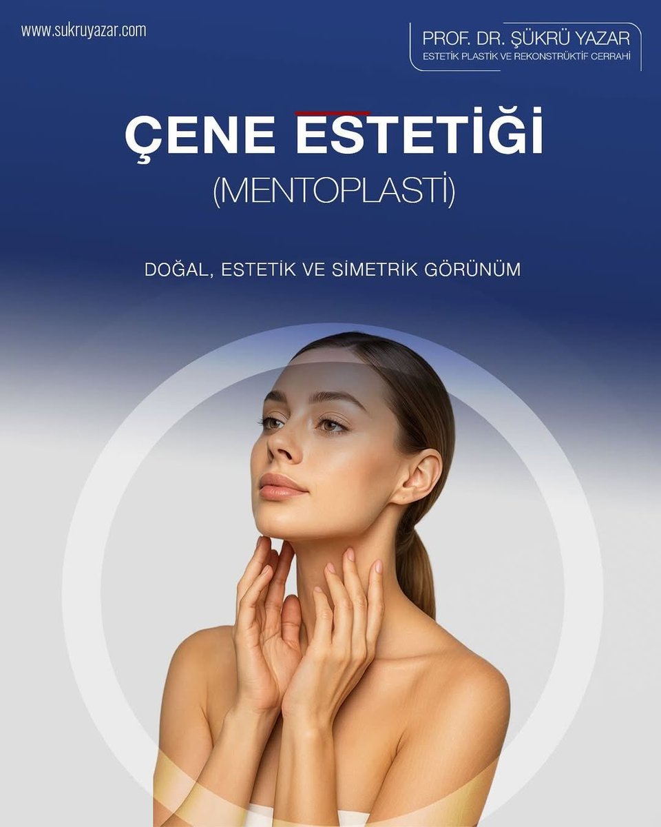 Çene estetiği (Mentoplasti), yüz hatlarının daha dengeli, uyumlu ve estetik bir görünüme kavuşmasını sağlar.

Çene ucu törpüleme, küçültme ya da büyütme işlemleriyle yüzün simetrisi ve doğal görünümü desteklenir.

✨ Doğal, estetik ve simetrik sonuçlar için uzman ellerde güvenle