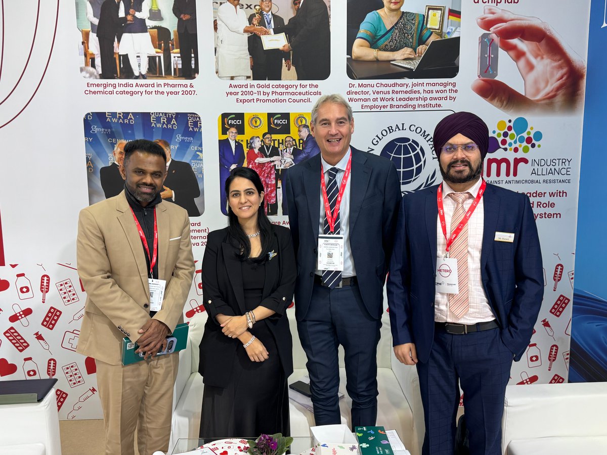 The energy is unstoppable as we connect, collaborate, and create solutions that will redefine global healthcare.

Every conversation is a step closer to transforming ideas into impactful breakthroughs.

#CPhIFrankfurt2025 #VenusRemedies #PharmaInnovation #HealthcareExcellence