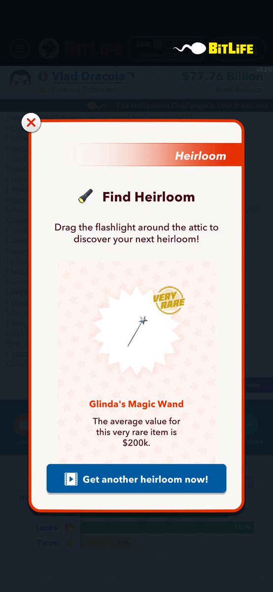 McConorChopper's tweet photo. @BitLifeApp remember to follow the yellow brick road @BitLifeApp https://t.co/3mZWib9Vny