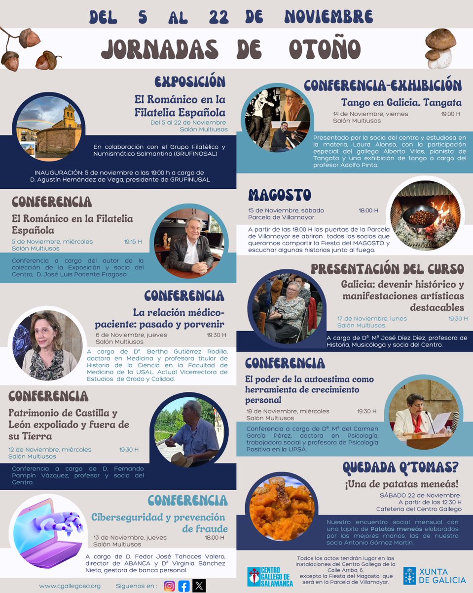 Jornadas culturales de otoño salamancalia.es/evento/jornada…