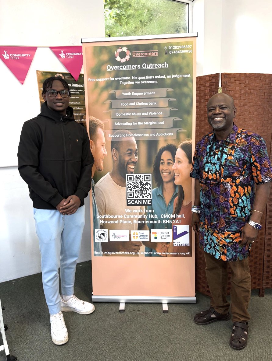 As part of our EDC project we're helping fund Overcomers Outreach to provide support and advocacy to people in #Bournemouth – helping with food and clothes banks, domestic abuse, addiction and homelessness – working with <a href="/DorsetREC/">Dorset Race Equality</a> , <a href="/can100org/">Community Action Network (CAN)</a> and the National Community Lottery.