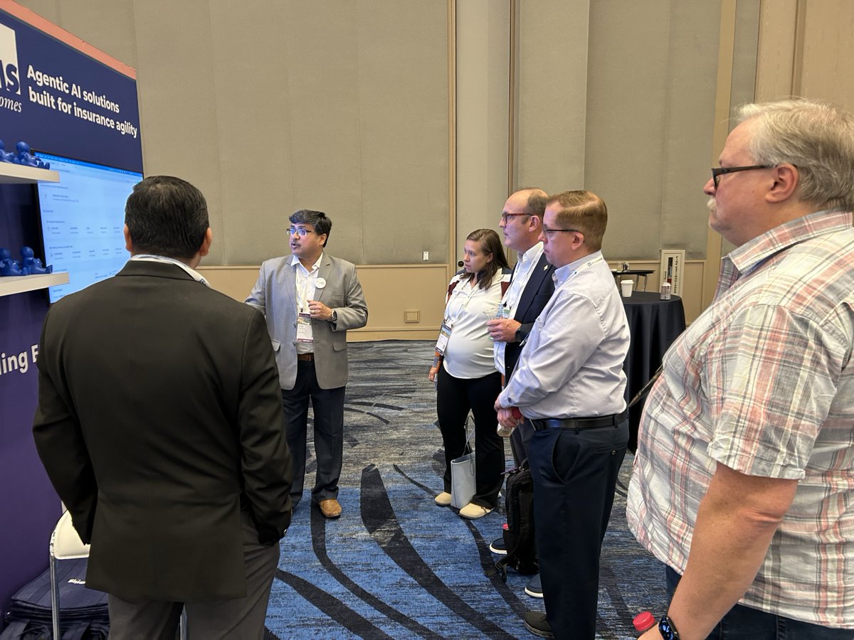 Smart_IMS's tweet image. #𝐒𝐦𝐚𝐫𝐭𝐈𝐌𝐒 𝐚𝐭 #GuidewireConnections2025!

It’s been amazing connecting with insurance leaders, innovators &amp;amp; partners!
We’re showcasing how Agentic AI is powering digital transformation &amp;amp; innovation across the insurance industry.

#SmartIMS #InsurTech #InsuranceTechnology