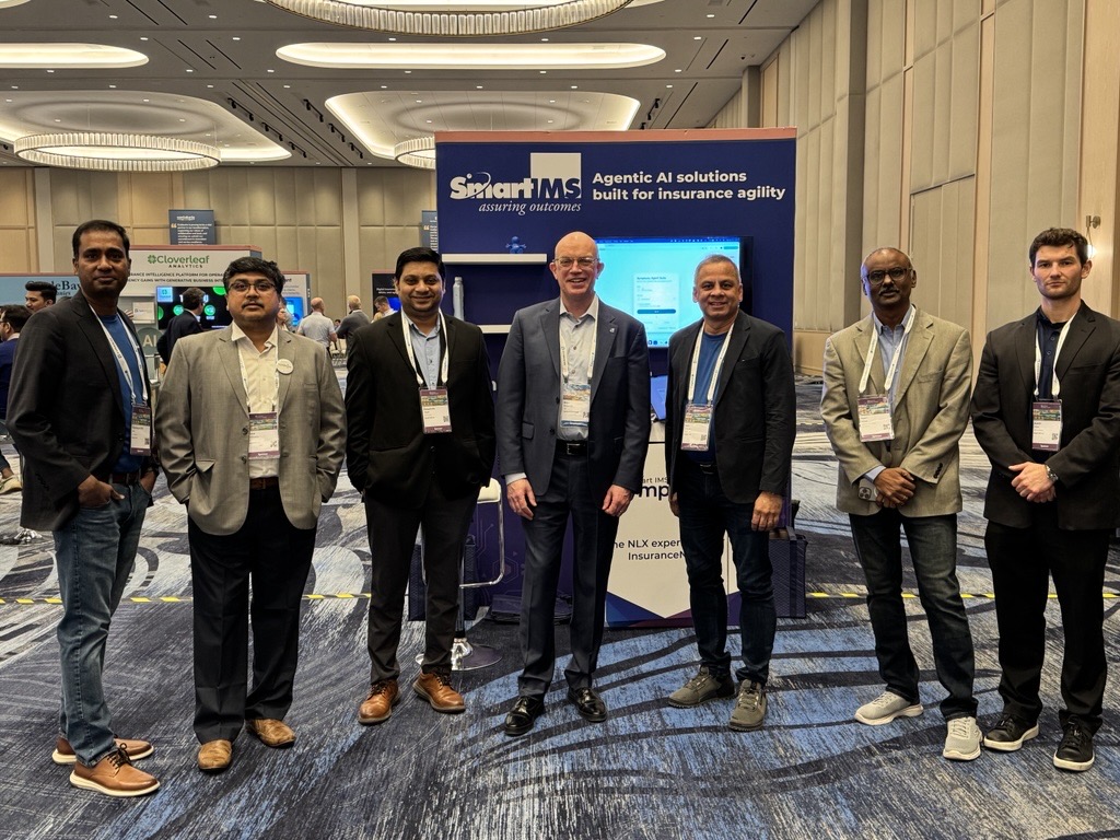 Smart_IMS's tweet image. #𝐒𝐦𝐚𝐫𝐭𝐈𝐌𝐒 𝐚𝐭 #GuidewireConnections2025!

It’s been amazing connecting with insurance leaders, innovators &amp;amp; partners!
We’re showcasing how Agentic AI is powering digital transformation &amp;amp; innovation across the insurance industry.

#SmartIMS #InsurTech #InsuranceTechnology