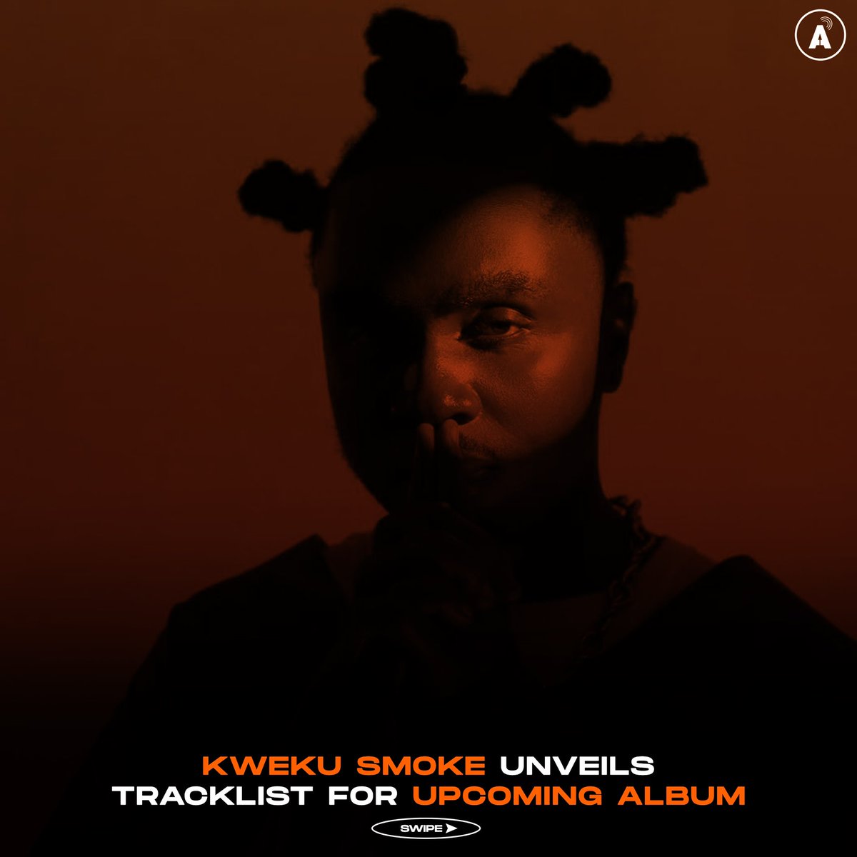 Amplifygh's tweet photo. 🇬🇭🚨🎶 Kweku Smoke (@kwekusmoke_) has shared the official tracklist for his much-awaited album ‘Walk With Me.’ 

The 13-track project features appearances from AratheJay and Vic Mensa, and drops at midnight.

— Ready to walk with Smoke tonight? 👀🔥 https://t.co/3qDo3rydcY