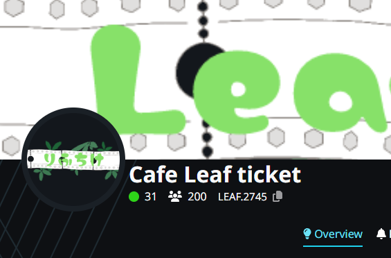 【Cafe & Bar】Leaf ticket tweet media