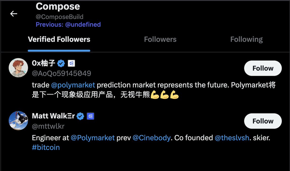 FrostyDog97's tweet photo. Compose looking good. Followed by some great accounts.
0x922588f2184074e58e32250562c1abb9ed344444 https://t.co/JYgxhZrh5Z