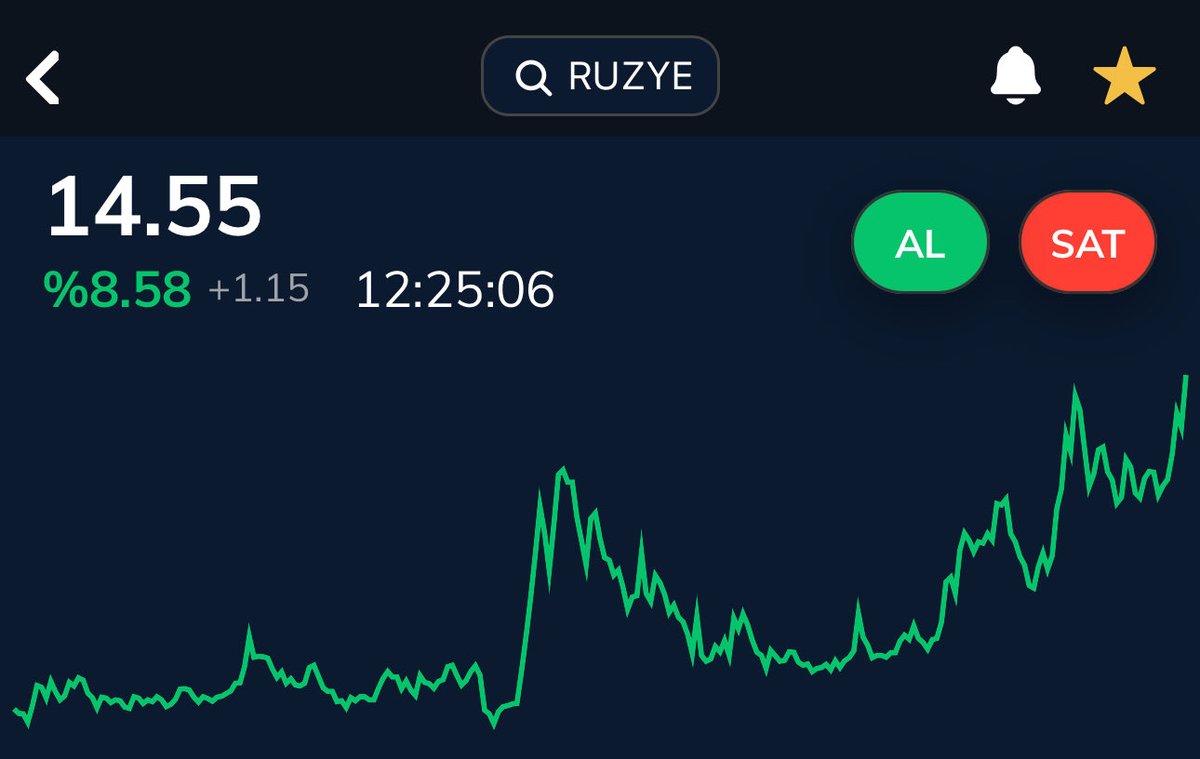#ruzye yeniden zirvelere oynuyor