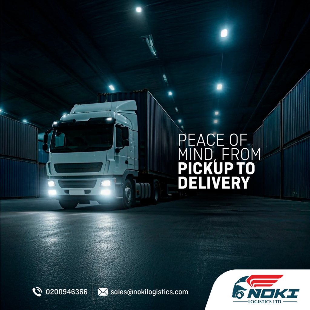 From pickup to delivery, we move with care, precision, and trust

Call 0200946366
Or
Visit: nokilogistics.com