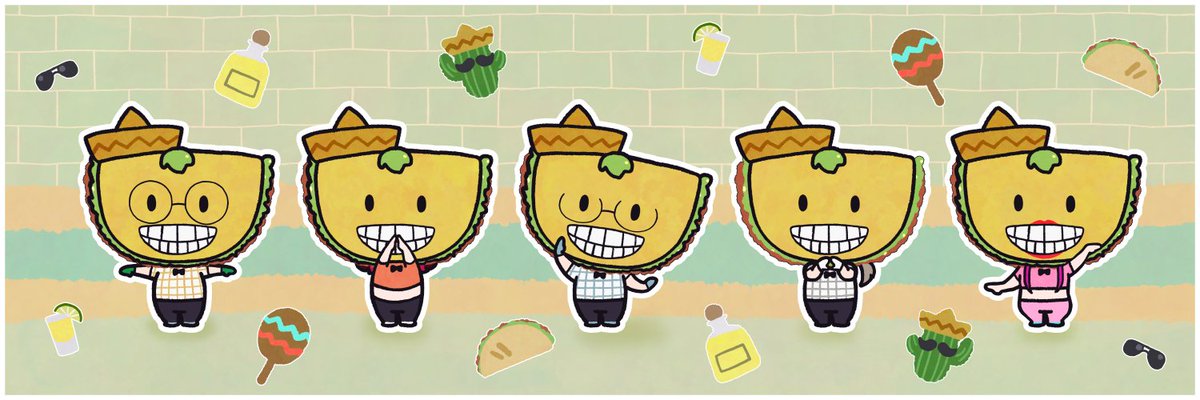 janome_janosan's tweet image. VCRGTA３０枚目！
タコス屋さんのリモーネ先生、叶さん、如月れんくん、メロコさん、花江夏樹さんの思い出ヘッダーです😋
#Melocopic #れん絡帳
#かな絵 #リモー絵先生 #MADTOWN
もし使って頂ける方がいればじゃのめの固定ポストを見てからお願いします。