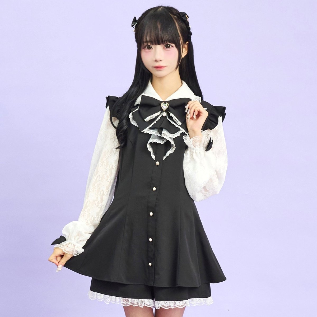 シークレットハニー　ミスバニー　コート シークレットハニー Secret Honey フード付リボンビットコート