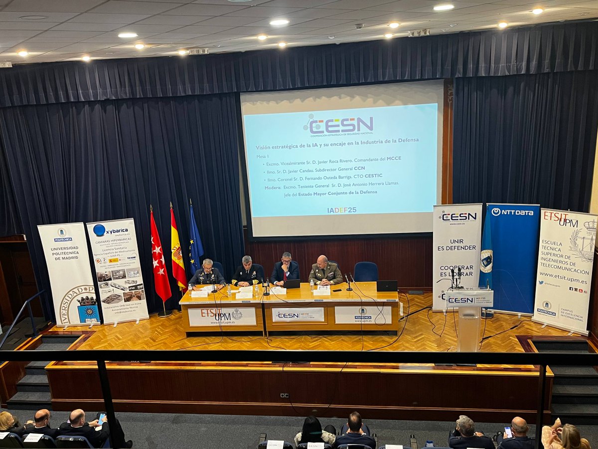 Presencia clave de Apolo Cybersecurity en #IADEF25, el evento donde la inteligencia artificial se une a la defensa nacional para crear un futuro más seguro.
Gracias a CESN y a Eva Álvarez del Manzano por invitarnos a formar parte de este foro imprescindible.
#IADEF25 #CESN