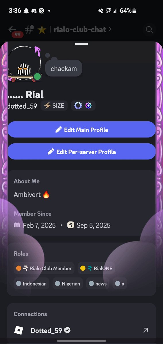 dotted59's tweet photo. Guess who got the #clubMember role on @RialoHQ discord. What an amazing day it is for me today, menn I'm so much excited for this. and big congrats to this who also got the role
watch Out guys, something is cooking for the Halloween contest.
@itachee_x @alextine0 @sheisher212 https://t.co/EOPY4Mgchh