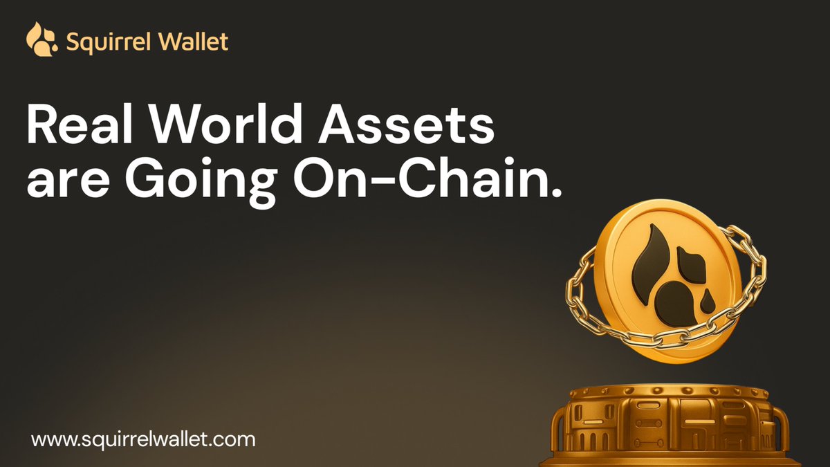 🌍Real-world assets are going on-chain.

RWAs are breaking barriers between traditional markets and DeFi, bringing real value with blockchain-level transparency.

Through Squirrel Wallet’s RWA Exchange, you can access tokenized stocks, real assets, and more all within a secure,
