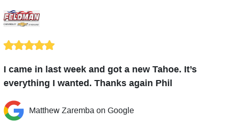 We just received a great review on Google. Thank you Matthew Zaremba!