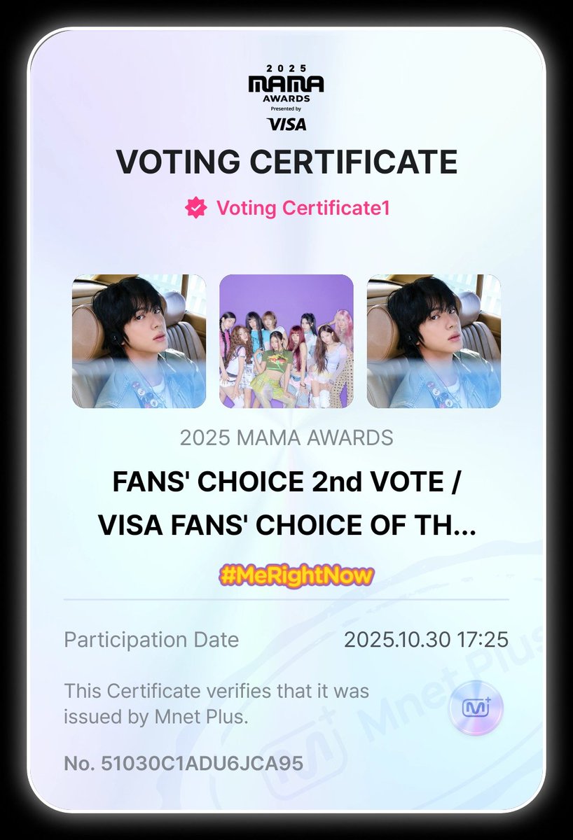 nsn_syaf's tweet photo. @TFVUnion I vote for #TWICE at #2025MAMAVOTE https://t.co/Dabtf6ASUa