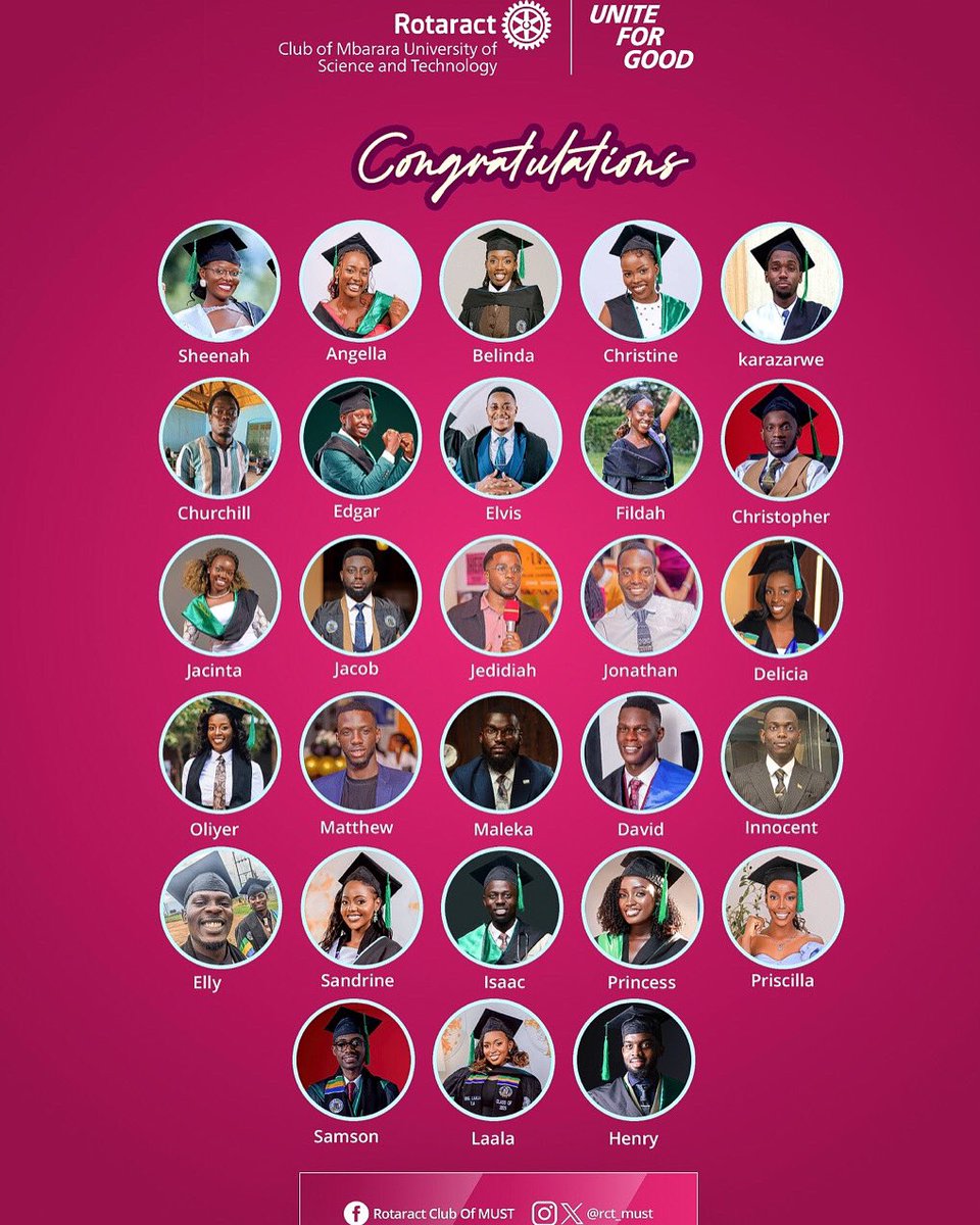 Warmest congratulations to our outstanding Rotaractors of MUST on their graduation! 🎓🎉 Your perseverance and commitment have led you to this milestone moment. 🙌 We're honored to have you as part of our Rotaract family! 💙 Keep striving for excellence and inspiring others! 🌟