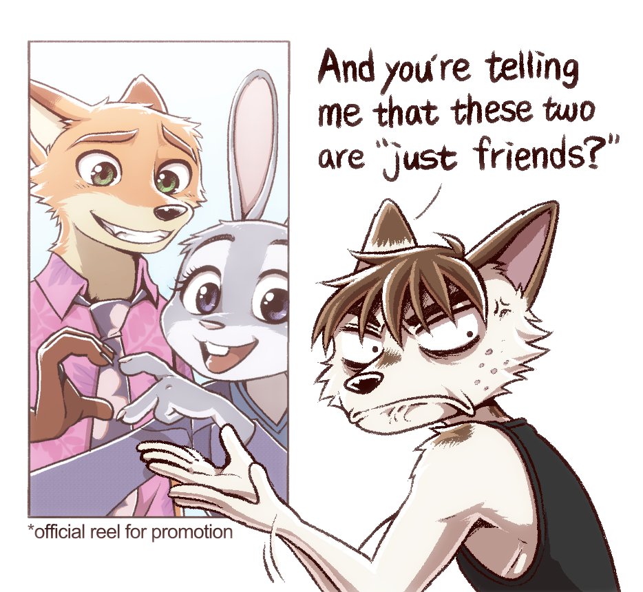 What the frick Disney.

Let's see if Zootopia 2 is good enough to bring WildeHopps-fanart-maker Peanut back to life.