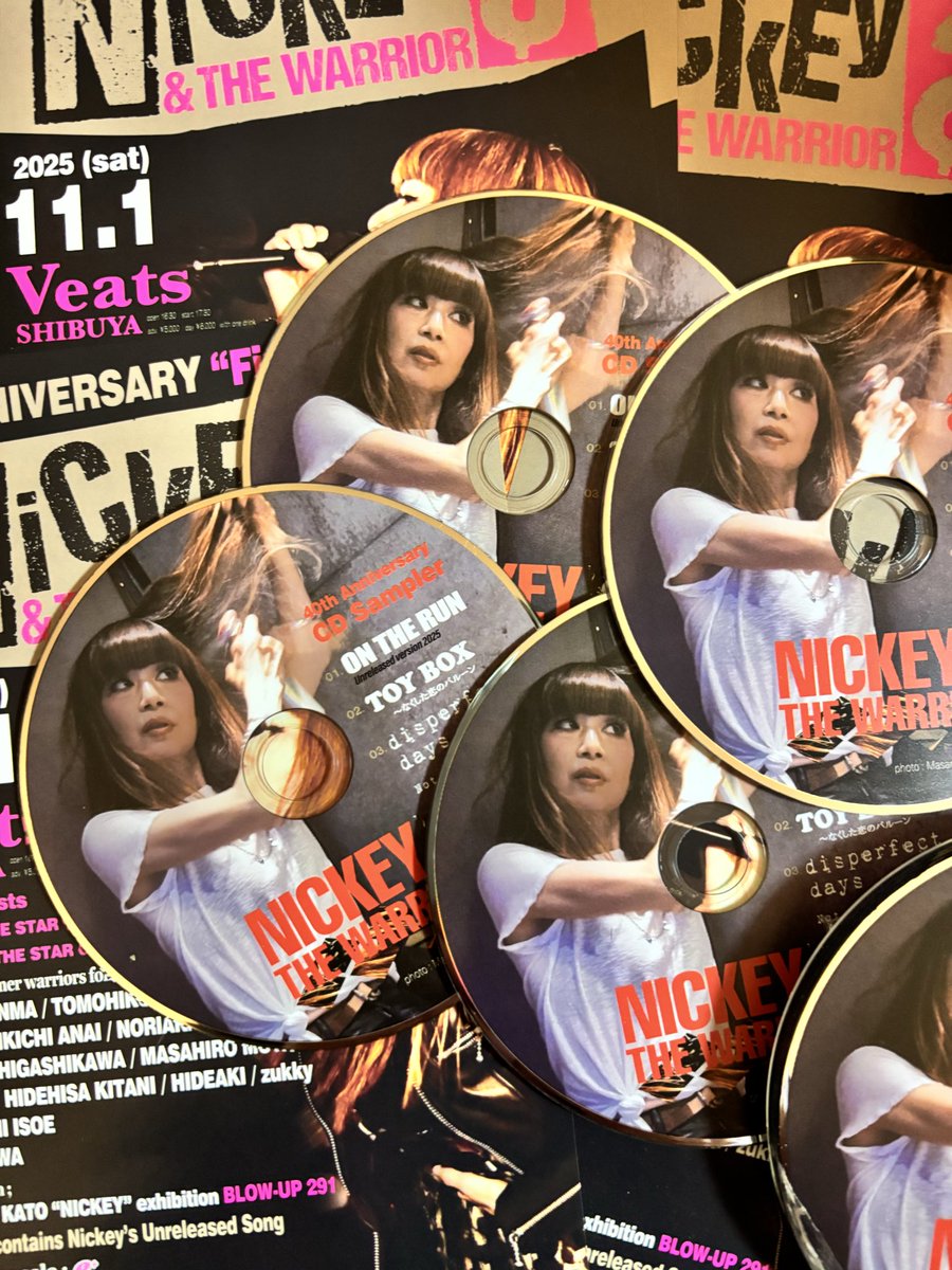 NICKEY & THE WARRIORS / 40周年ワンマン入場特典CD 北森隆士 (@KITAMORIvet) / Posts / X