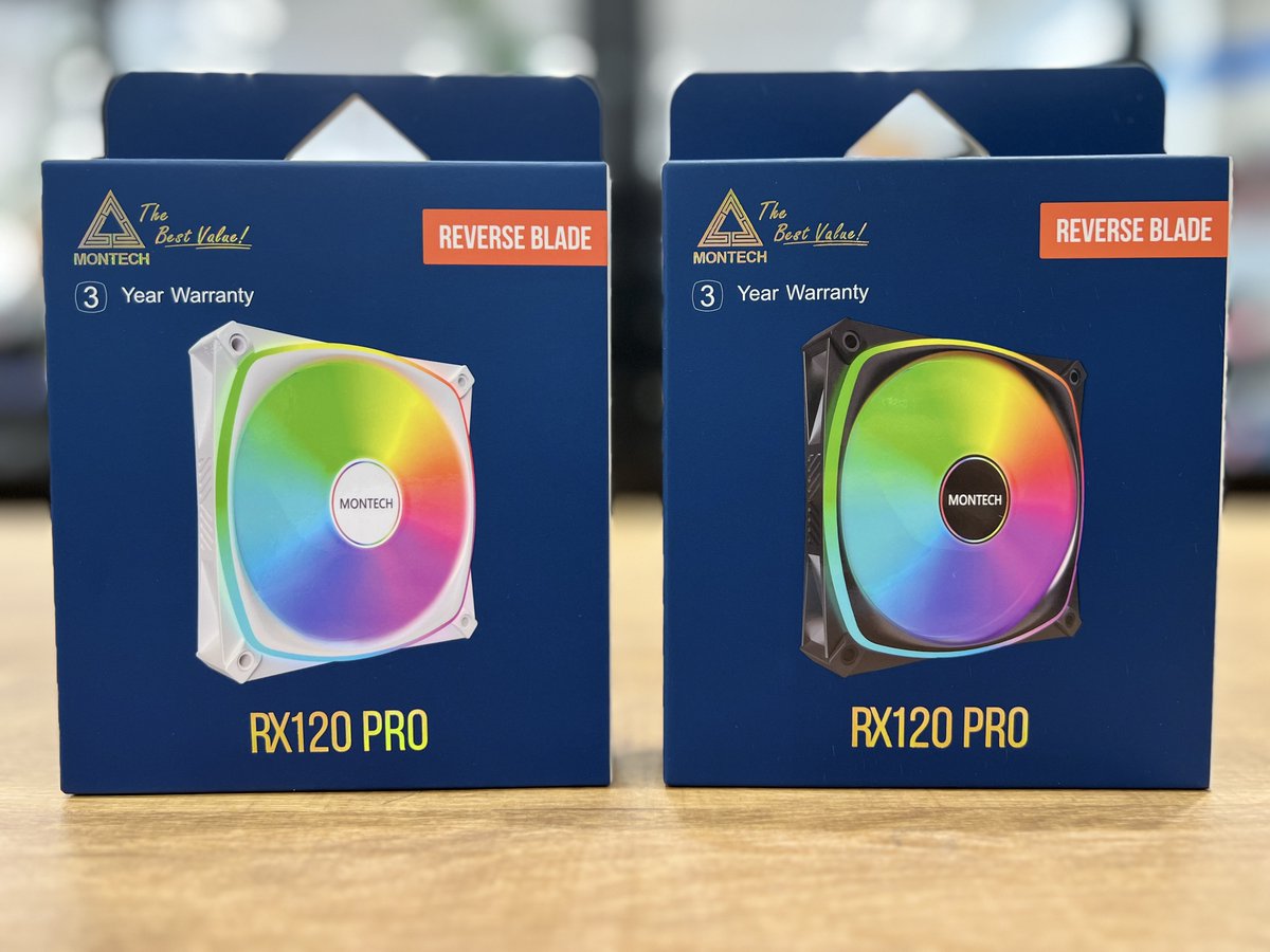 dospara_szo's tweet image. 【PCパーツコーナーより商品のご案内】
#MONTECH RX120 PRO
リバーブレート設計だから、ファンのキレイな面を手前に向けることで、美しい外観に仕上がります。
静音ながらしっかりとした冷却効果で、見た目も良く、冷却的にも頼れるケースファンです。
#ドスパラ