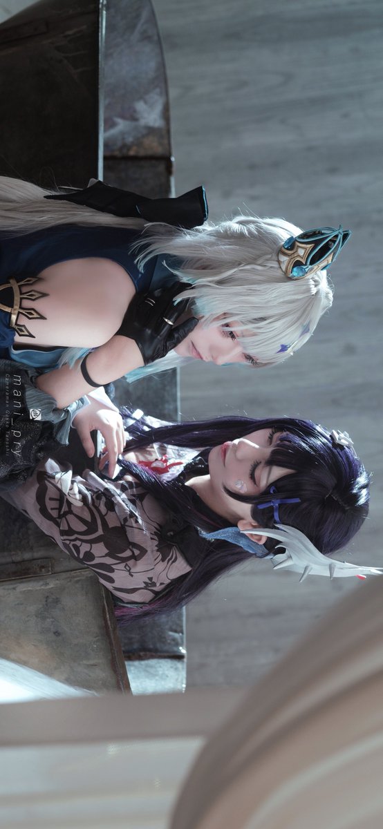 #わたしからもう一枚📸✨ 

“彼女は言葉を持たなかった。
泡となった声が、命ずる者の名をなぞった──”
.