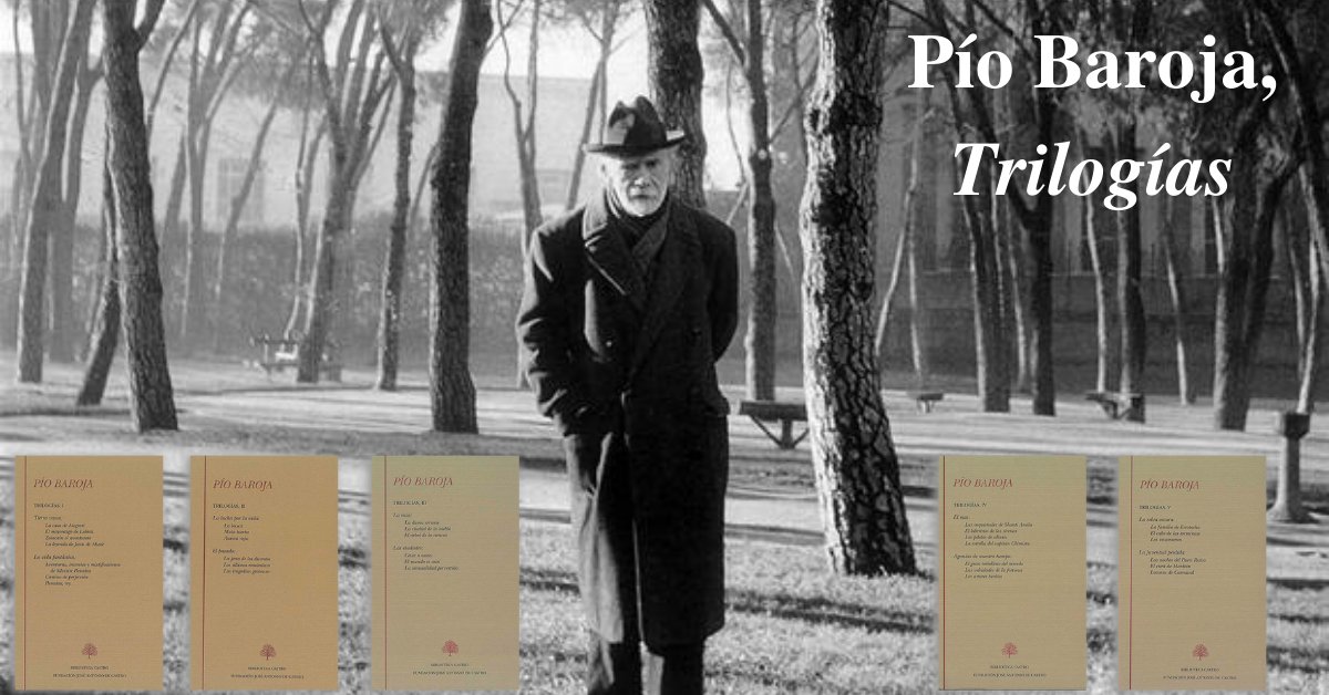 #taldíacomohoy de 1956 falleció Pío Baroja, uno de los novelistas más importantes de la Generación del 98.

📚La narrativa más importante del escritor vasco está recogida a lo largo de estas treinta y dos novelas publicadas entre 1900 y 1937. Títulos tan señalados como "La busca"