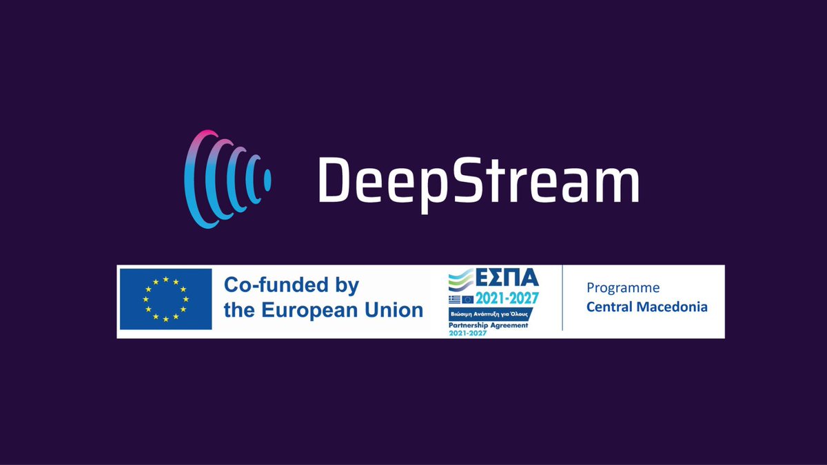 DataScouting's tweet image. DataScouting executed the DeepStream (ΚΜΡ6-0079092) project, 10/2021-02/2025, in the framework of Action «Investment Plans of Innovation», Program «Central Macedonia», PARD 2021-2027, co-funded by European Union &amp;amp; Greece. Total budget 290.000€
deepstream.datascouting.com