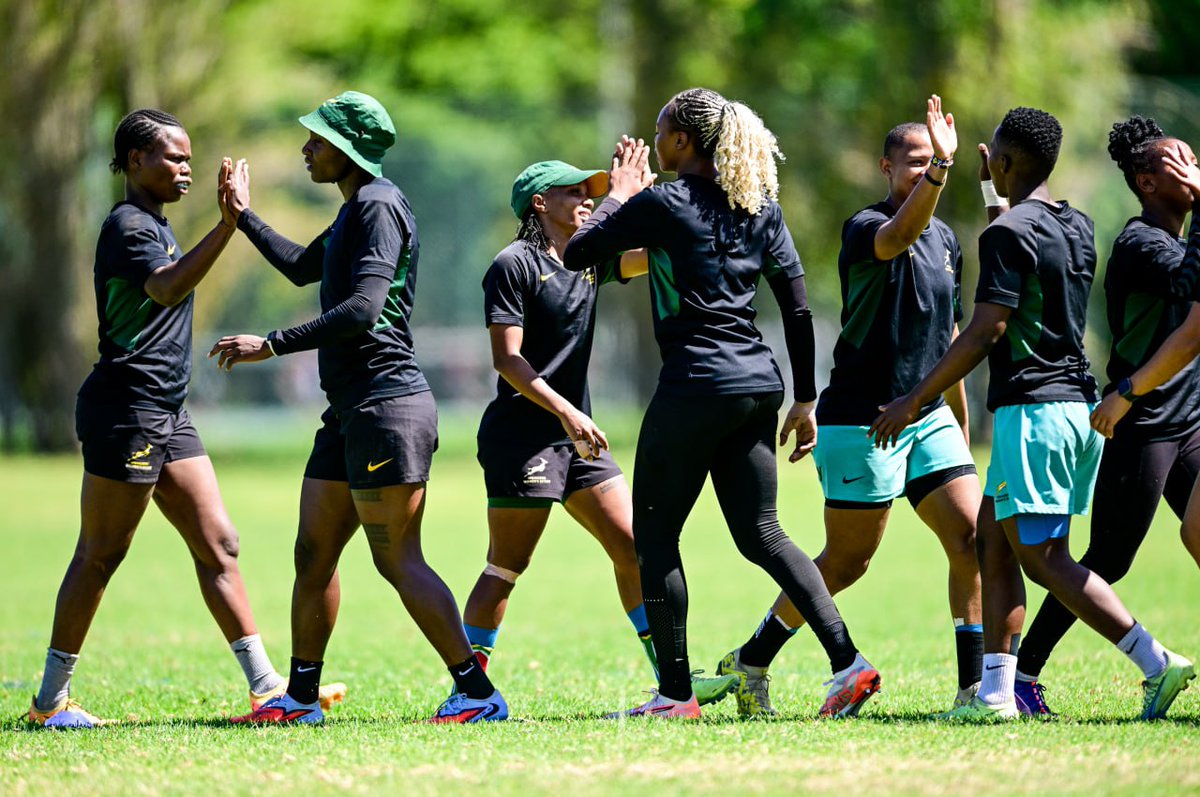 WomenBoks's tweet photo. The grind continues for our #BokWomen, with focus switching to 7s for some. #DareToPlay https://t.co/c9K7Y55BGB