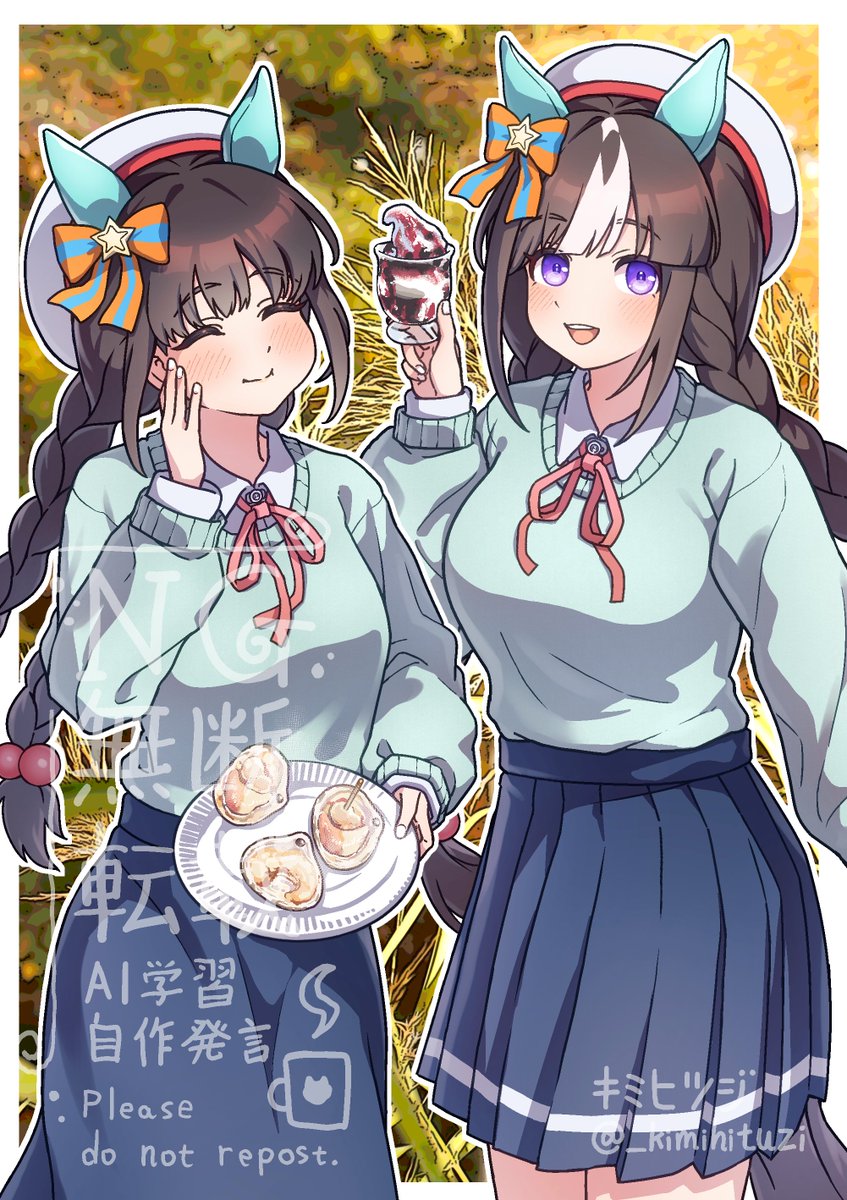#今月描いた絵を晒そう 寒くなってきましカフェね 
